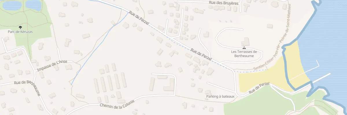 Plan du 43 Rue du Perzel à Plougonvelin