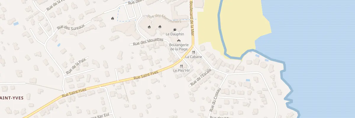 Plan du 128 Rue Saint Yves à Plougonvelin