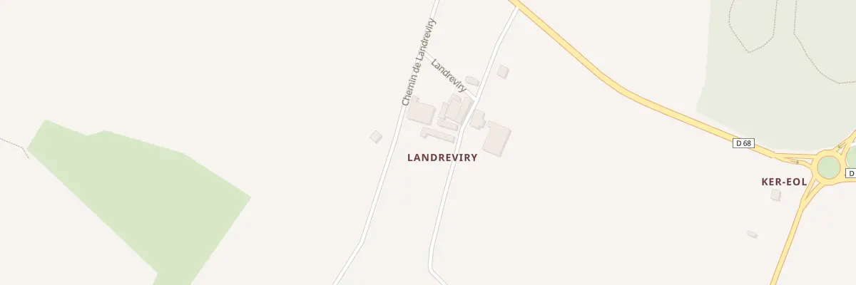 Plan du 102 Landréviry à Plourin