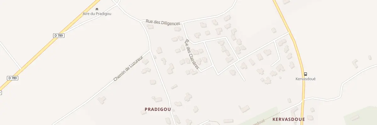 Plan du 6 Rue des Clairières à Plougonvelin