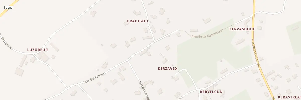 Plan du 28 Che du Pradigou à Plougonvelin