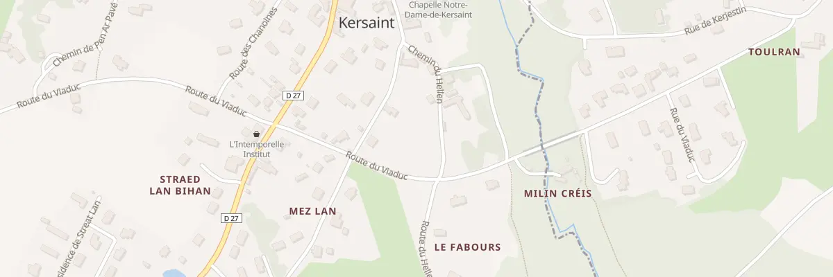 Plan du 3 Rte de Mez - Lan à Landunvez