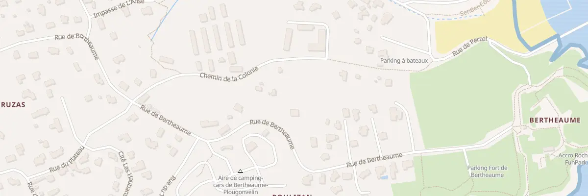 Plan du 80 Rue de Bertheaume à Plougonvelin