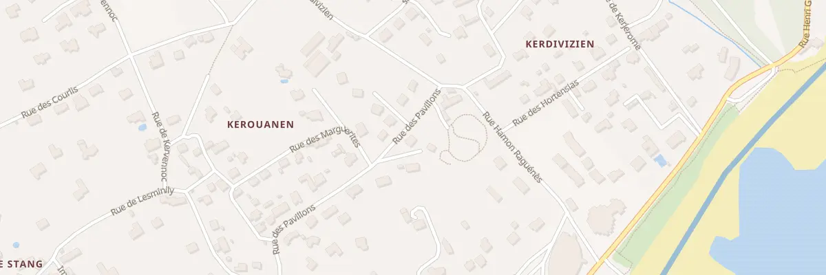 Plan du 23 Rue des Pavillons à Plougonvelin