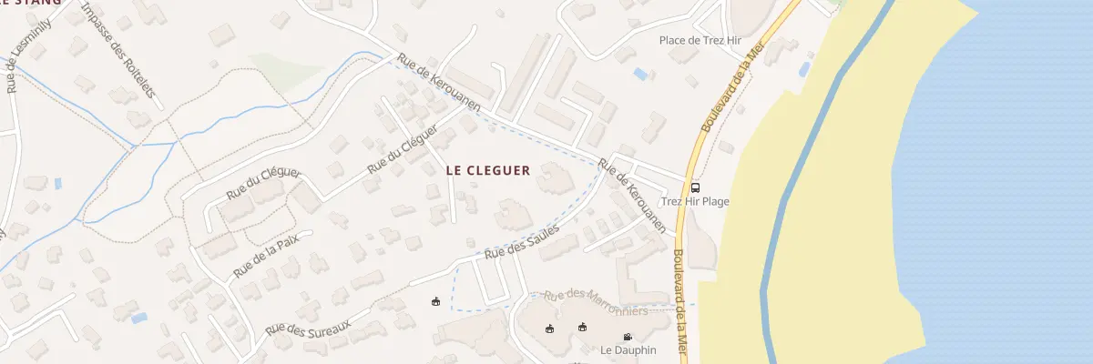 Plan du 16 Rue de Kerouanen à Plougonvelin