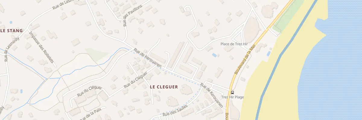 Plan du 9 Rue de Kerouanen à Plougonvelin