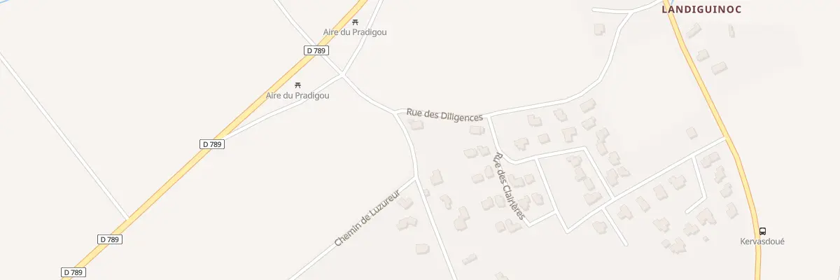 Plan du 10 Che du Pradigou à Plougonvelin