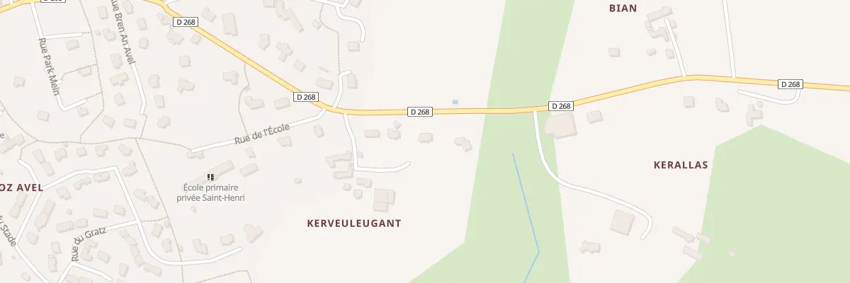 Plan du 5118 Kerveuleugant à Brélès