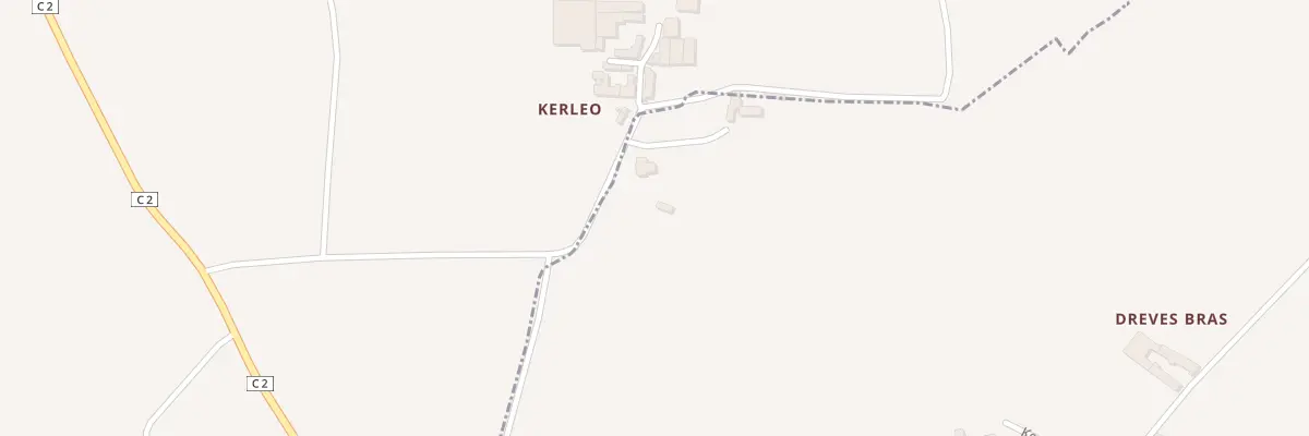 Plan du 162 Kerléo à Plourin