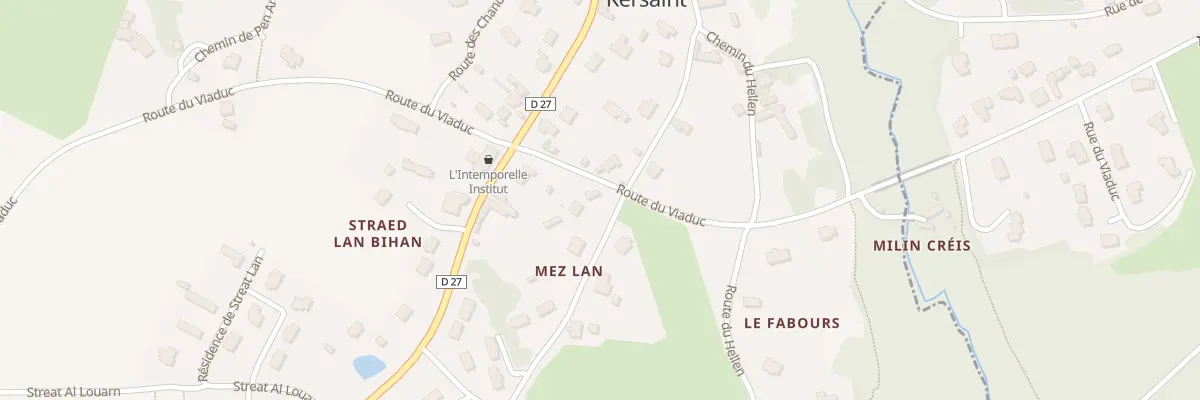 Plan du 12 Rte de Mez - Lan à Landunvez