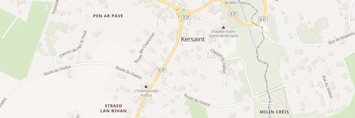 Plan du 20 Rte de Kérarzal à Landunvez
