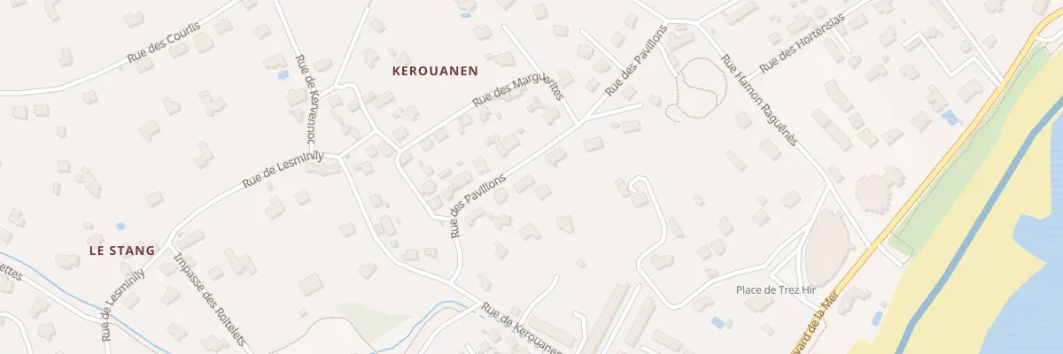 Plan du 11 Rue des Pavillons à Plougonvelin
