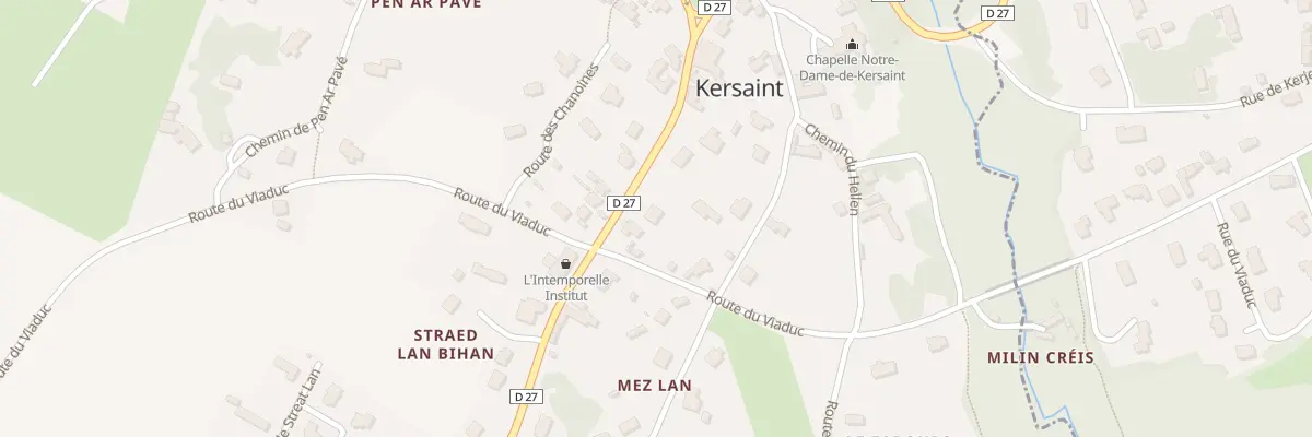 Plan du 16 Rte de Kérarzal à Landunvez