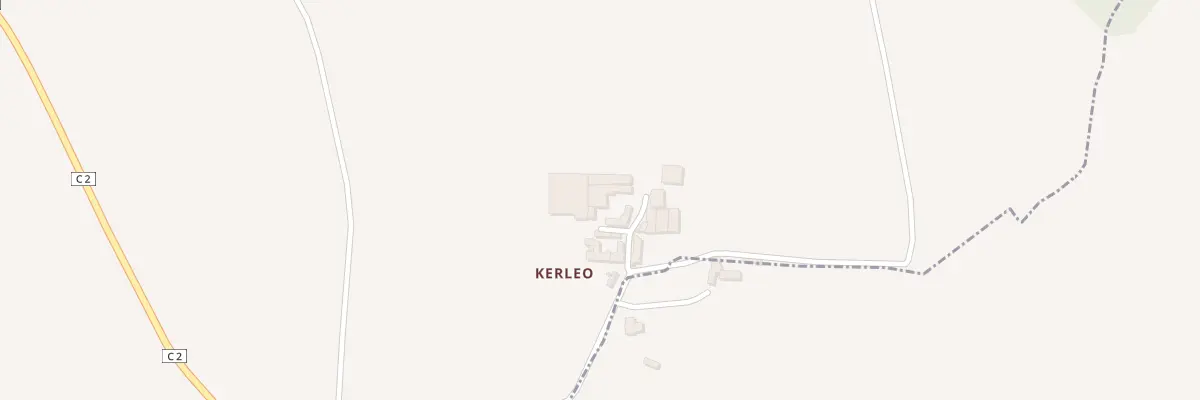 Plan du 1 Kerleo à Landunvez