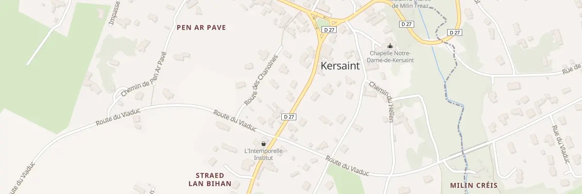 Plan du 19 Rte de Kérarzal à Landunvez
