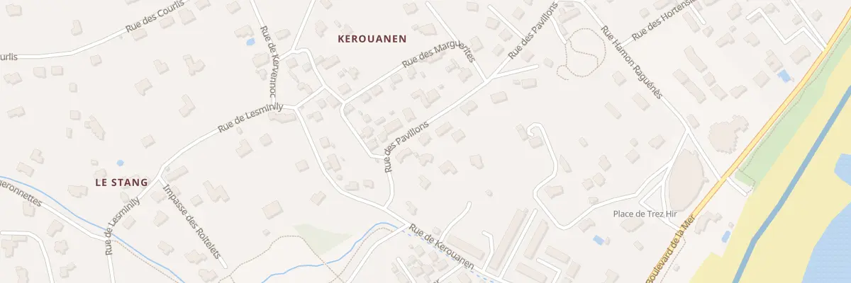 Plan du 9 Rue des Pavillons à Plougonvelin