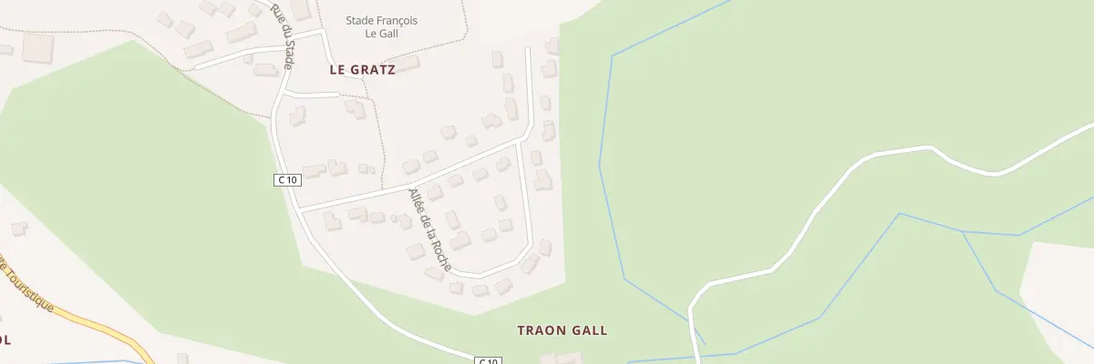 Plan du 22 All de la Roche à Brélès