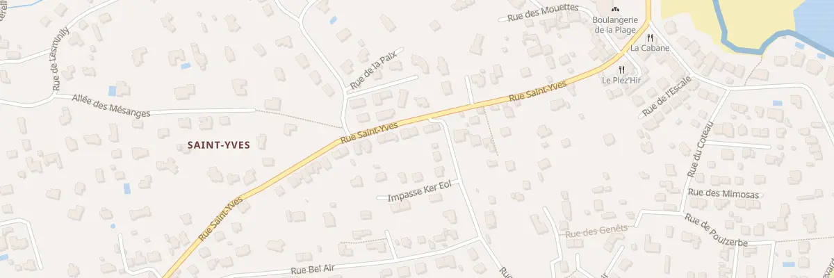 Plan du 97 Rue Saint Yves à Plougonvelin