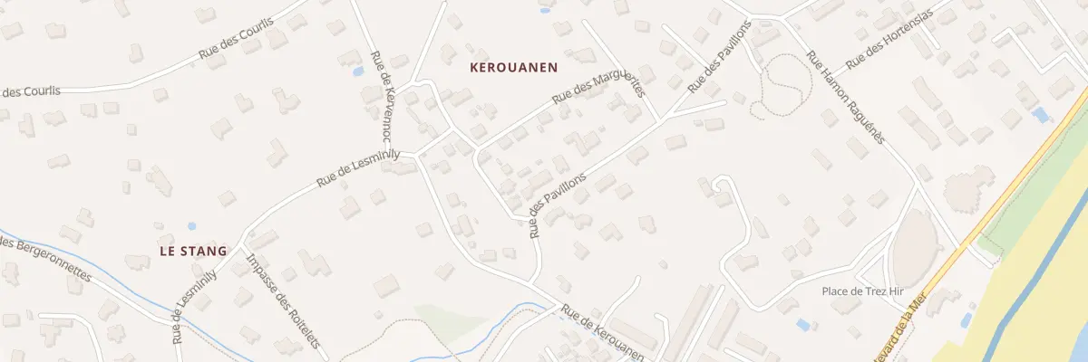 Plan du 6B Rue des Pavillons à Plougonvelin