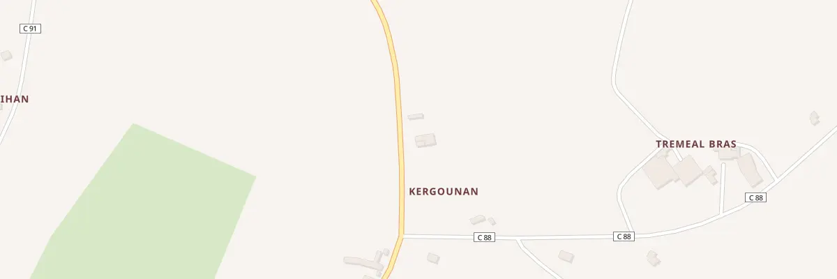 Plan du 125 Kergounan à Ploumoguer