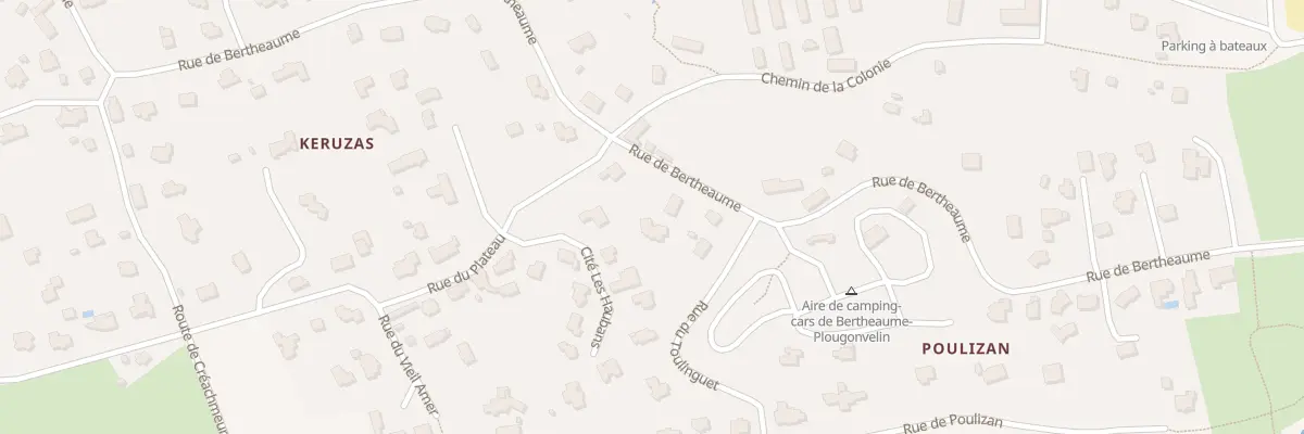 Plan du 77 Rue de Bertheaume à Plougonvelin