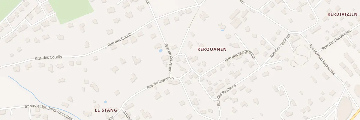 Plan du 46 Rue de Kerouanen à Plougonvelin