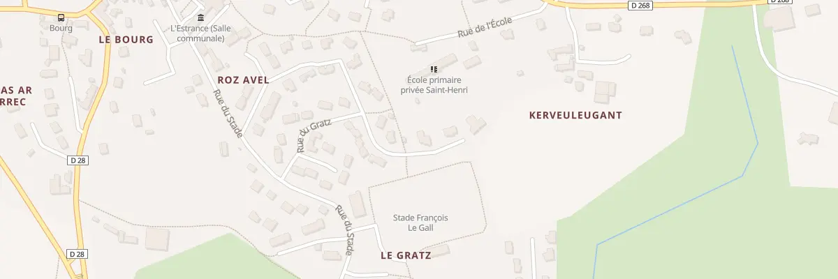 Plan du 1 Imp des Fontaines à Brélès