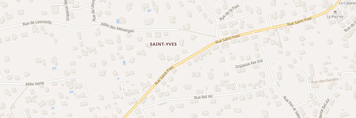 Plan du 88 Rue Saint Yves à Plougonvelin