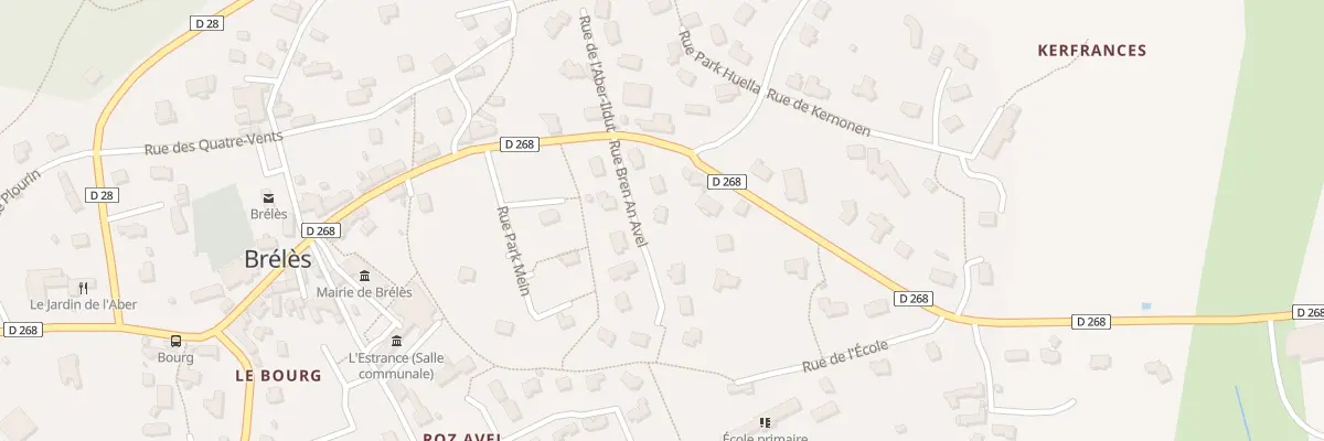 Plan du 3 Rue Bren An Avel à Brélès