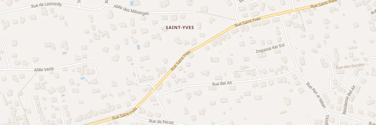 Plan du 59 Rue Saint Yves à Plougonvelin