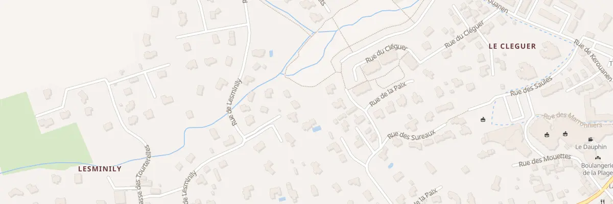 Plan du 55 Rue de Lesminily à Plougonvelin