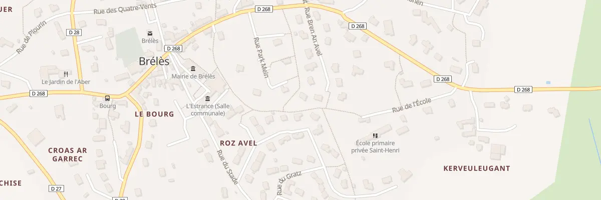 Plan du 8 Rue Bren An Avel à Brélès