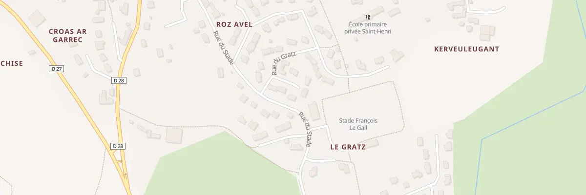 Plan du 3 Cité du Gratz à Brélès