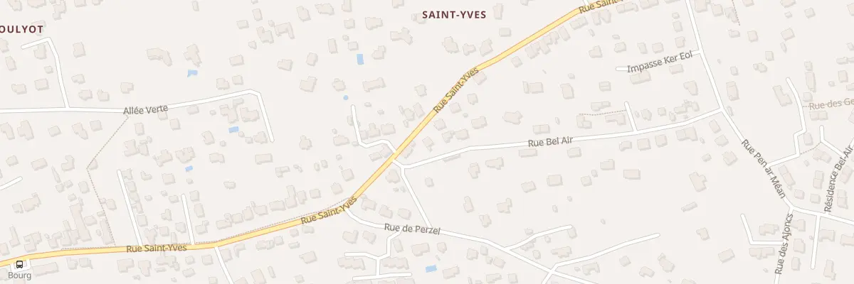 Plan du 53 Rue Saint Yves à Plougonvelin