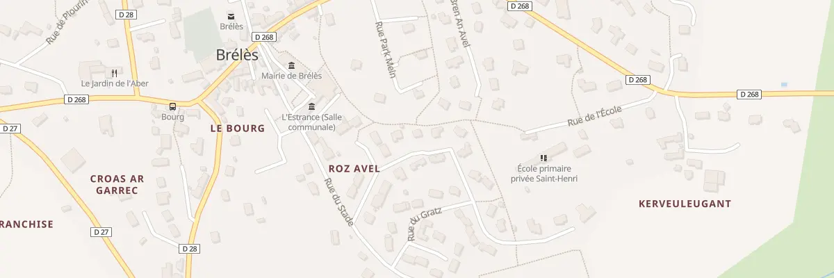 Plan du 15 Cité Roz Avel à Brélès