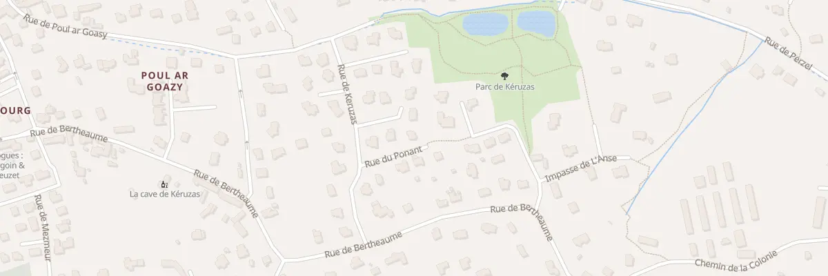 Plan du 9 Rue du Ponant à Plougonvelin