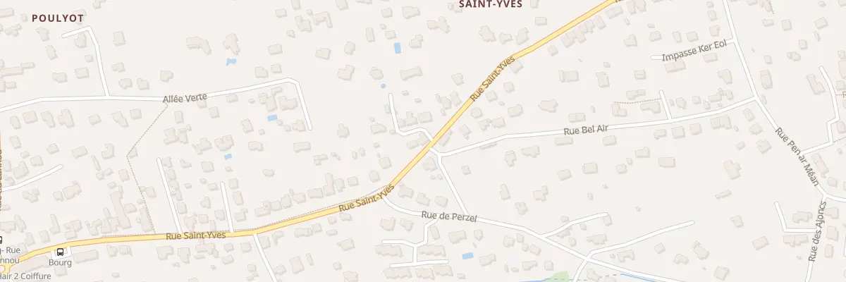 Plan du 72 Rue Saint Yves à Plougonvelin