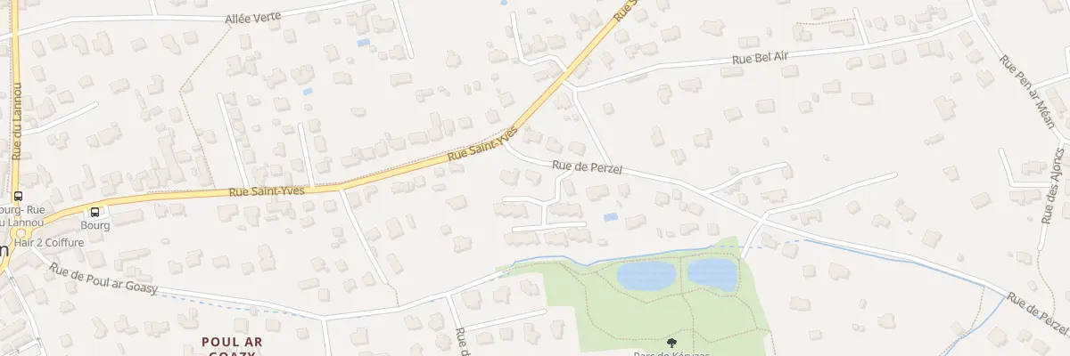 Plan du 3 Rue du Perzel à Plougonvelin