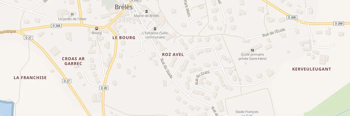 Plan du 3 Cité Roz Avel à Brélès