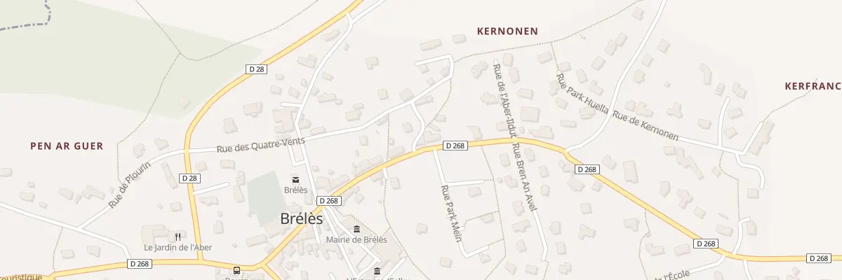 Plan du 19 Rue de l’Aber-Ildut à Brélès