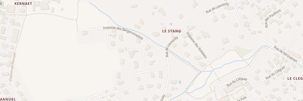 Plan du 6178 Rue de Lesminily à Plougonvelin