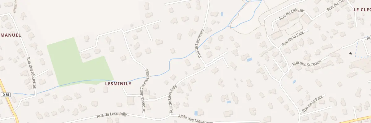Plan du 44 Rue de Lesminily à Plougonvelin