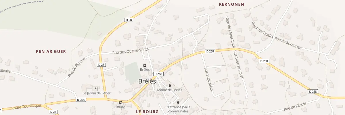 Plan du 13 Rue de l’Aber-Ildut à Brélès