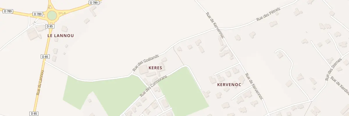 Plan du 105 Rue des Goélands à Plougonvelin