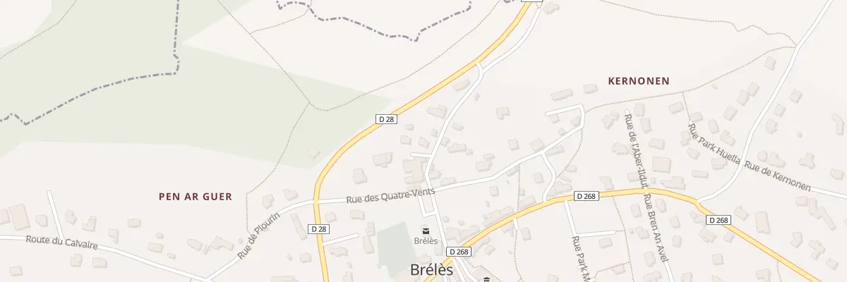 Plan du 3B Rue de Poul Ar Ganol à Brélès