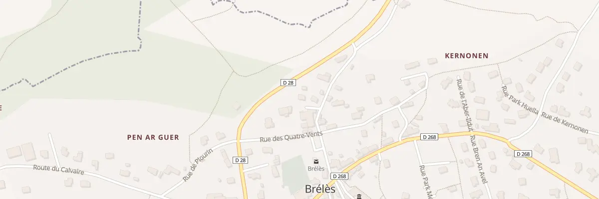Plan du 3A Rue de Poul Ar Ganol à Brélès