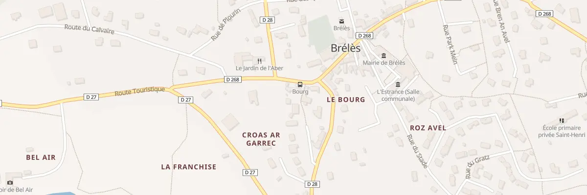 Plan du 6 Rue de l’Aber-Ildut à Brélès