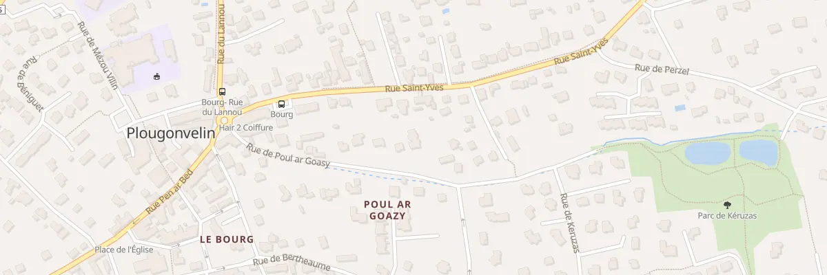 Plan du 14 Rue de Poul Ar Goasy à Plougonvelin