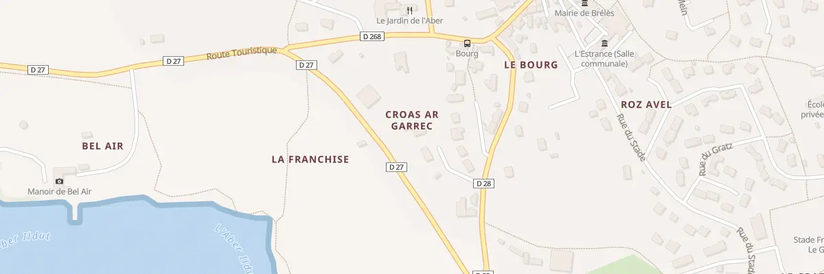 Plan du 10 Rue de Croas Ar Garrec à Brélès