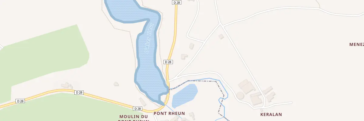 Plan du 5035 Pont Rhun à Brélès